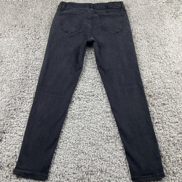 KanCan Jeans Women's Size 13 Black Mid-Rise Skinny Ankle Denim w/ Zipper Pockets - Picture 6 of 14